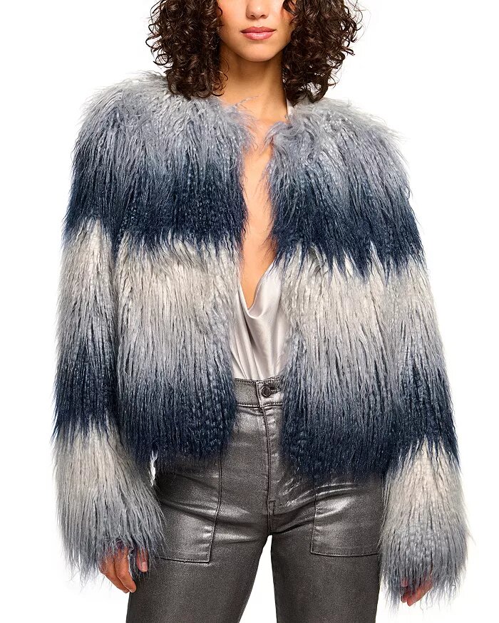 Ramy Brook Samuel Faux Fur Jacket