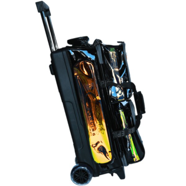 Epic 3 Ball Triple Luminous Black Bowling Bag