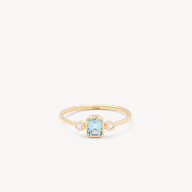 Swiss Blue Topaz & 18ct Gold Vermeil