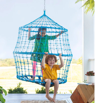 NEW! 50-Inch Playful Rope HangOut Climber Swing!
