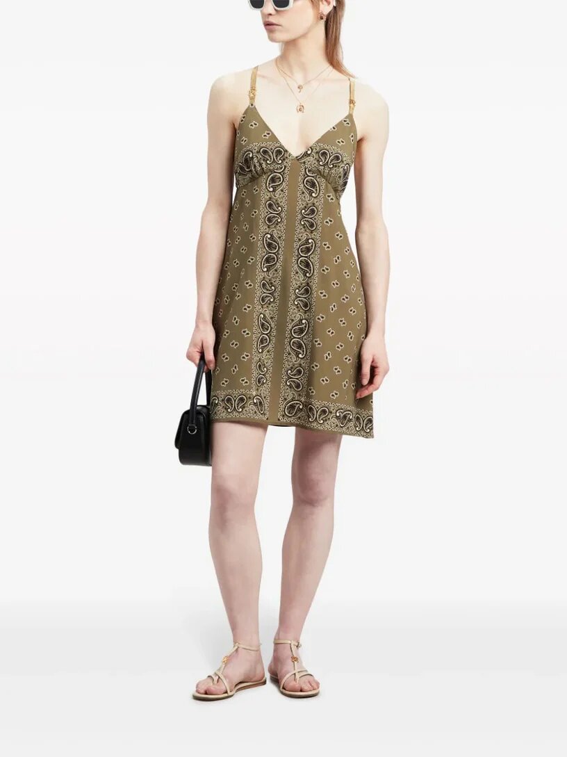 Paisley Slip Dress