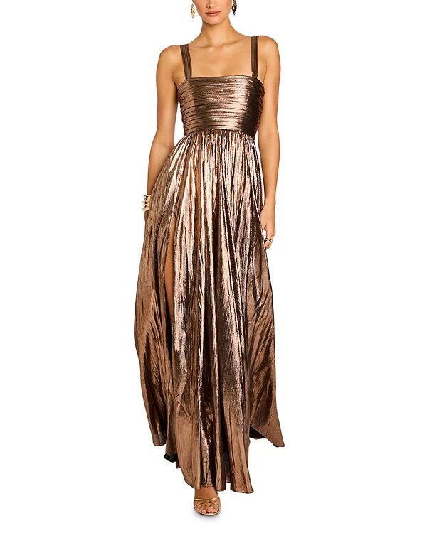 Iris Metallic Dress