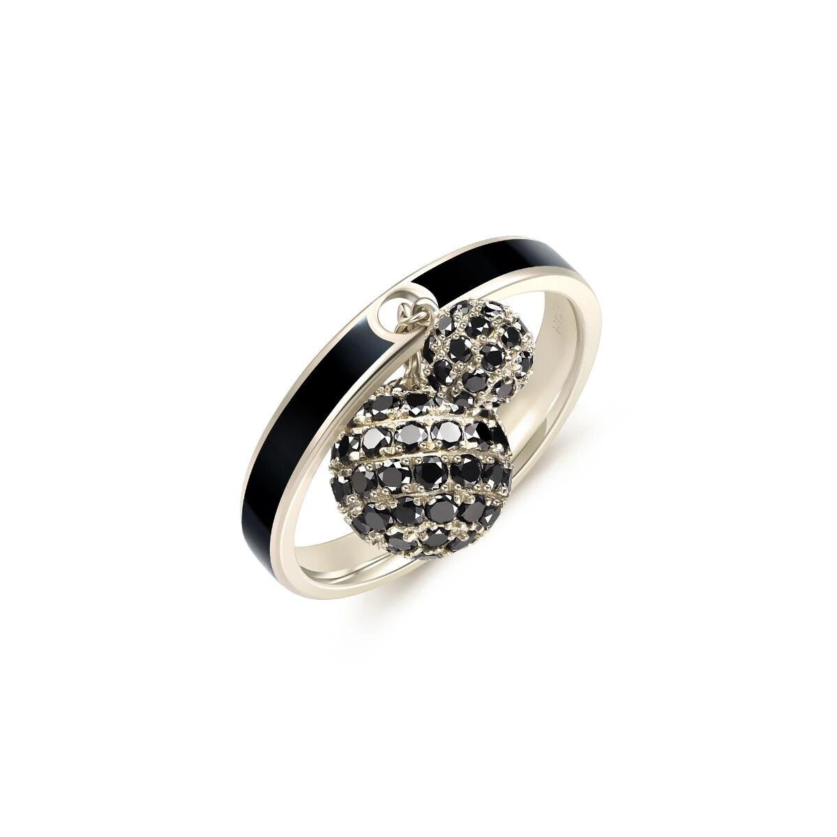 Ecruloy Black Diamond Ring