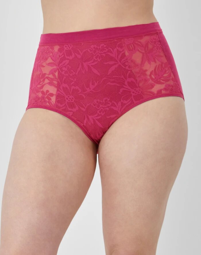 Bali Breathe Lace High Rise Brief