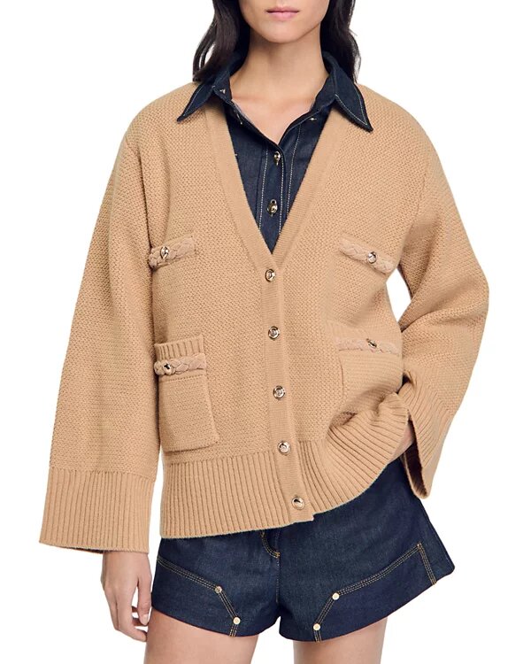 Martie Flared Sleeve Cardigan