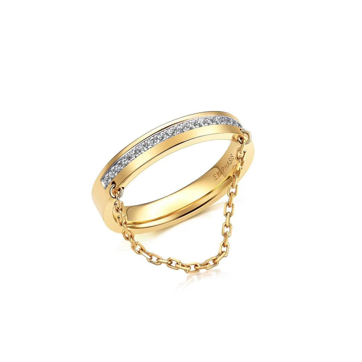 Manon 18K Yellow & White Gold Diamond Ring