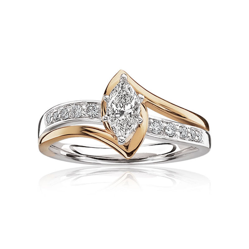 Diamond Engagement Ring 14k Gold