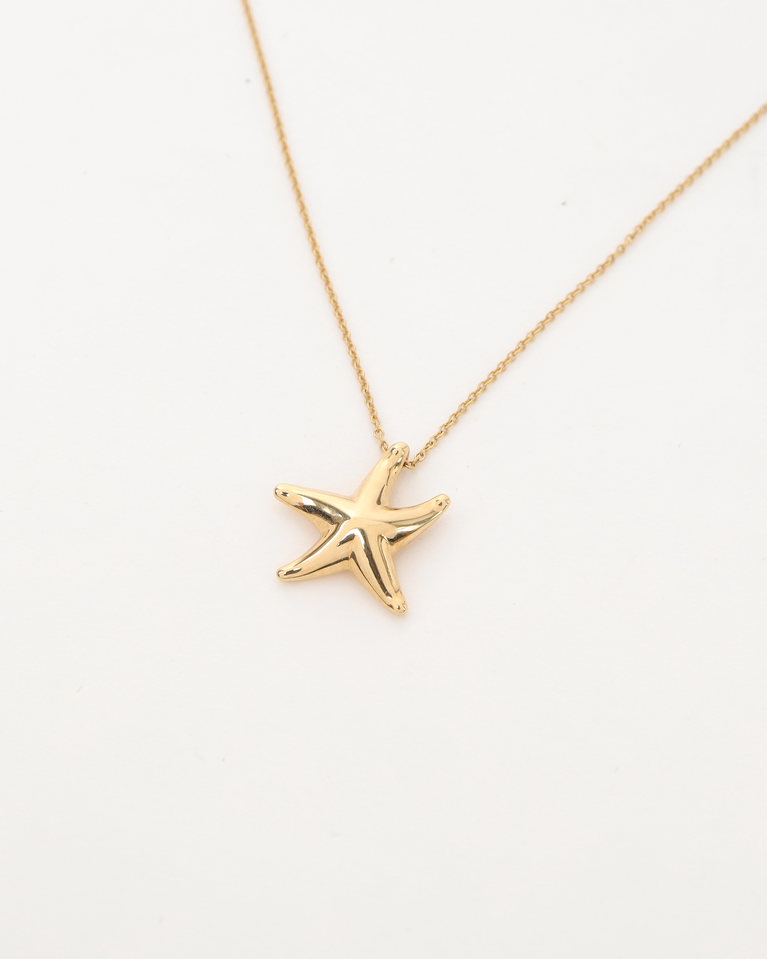 Elsa Peretti Starfish 18k Gold Necklace
