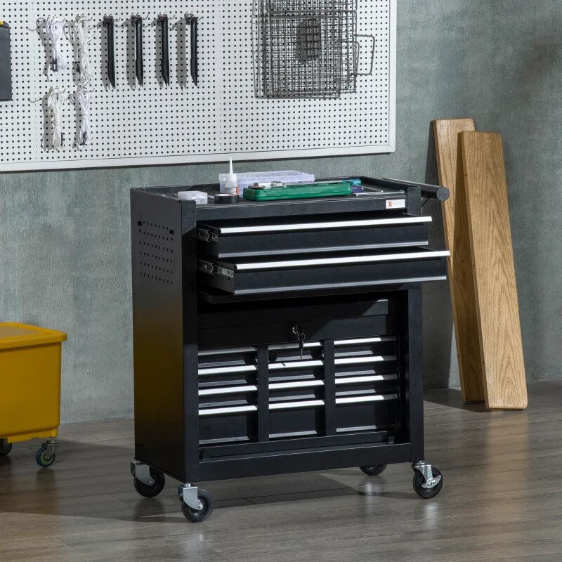 6-Drawer Tool Chest Set with 4 Wheels