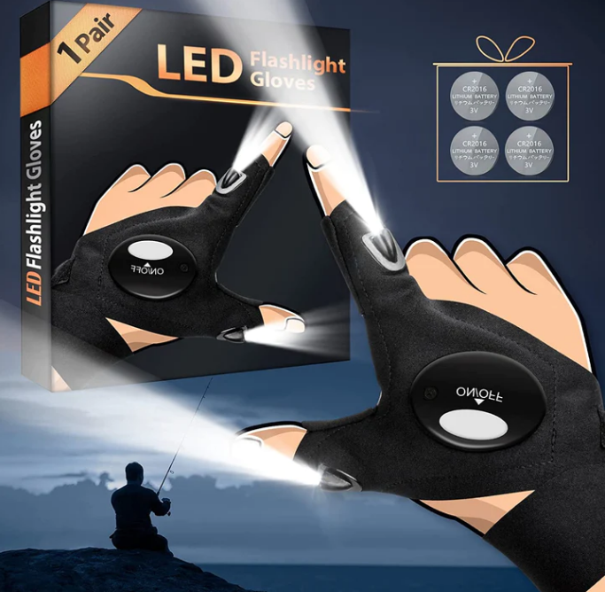 Waterproof Glove LED Flashlight